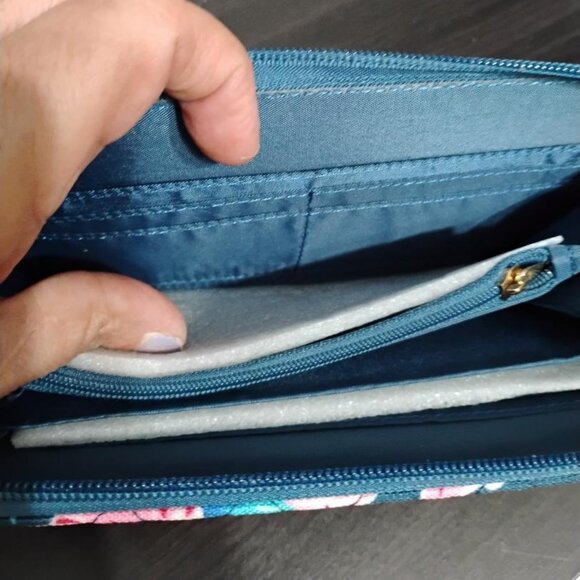 Simply Southern Ladies Floral Pink Wristlet Wallet   NWT - Picture 7 of 10